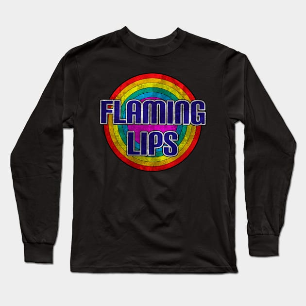 Flaming lips Long Sleeve T-Shirt by Olivia alves